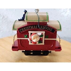 Vintage‎ 1989 Hallmark Keepsake Christmas Caboose Collectors Series Ornament